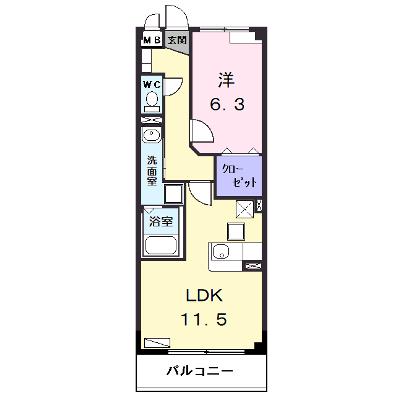 メゾン　ブリーズ 202【管理NO：1-013932201-02020】 ★家具家電は申し込み後に搬入しますの物件画像