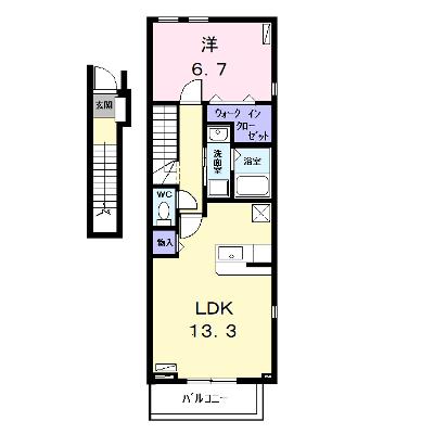 ファミリエ－ル 201【管理NO：1-013797601-02010】 ★家具家電は申し込み後に搬入しますの物件画像