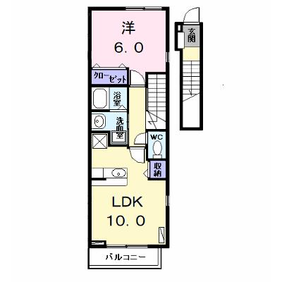 クレメント花塚 201【管理NO：1-013382801-02010】 ★家具家電は申し込み後に搬入しますの物件画像