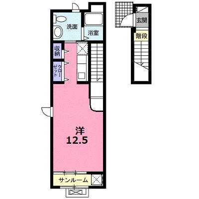 ウイングＫ　Ⅳ 202【管理NO：1-020890401-02020】 2026年07月上旬入居可能の物件画像