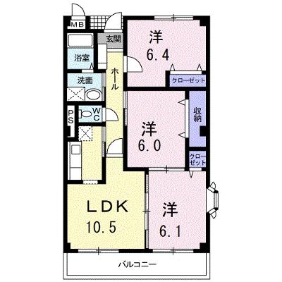 ベルメゾン 301【管理NO：1-010251901-03010】 2026年07月下旬入居可能の物件画像