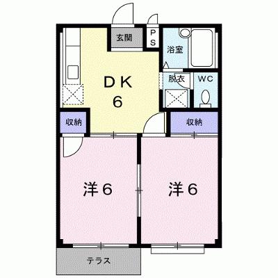 エルディム本地Ｂ棟 103【管理NO：1-002596301-01030】 2026年08月上旬入居可能の物件画像