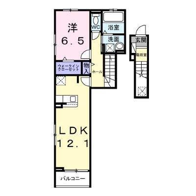 アンソレイユ 203【管理NO：1-028457401-02030】 ★家具家電は申し込み後に搬入しますの物件画像