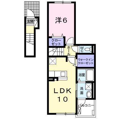ウエストサイドＴＫ　Ⅱ 202【管理NO：1-025465002-02020】 2026年08月上旬入居可能の物件画像