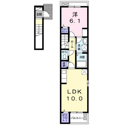 Ｌｕｇａｒ柳原（ルガール） 201【管理NO：1-025372201-02010】 ★家具家電は申し込み後に搬入します★の物件画像