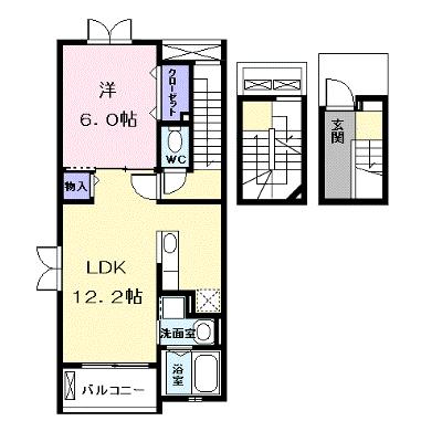 プリート・Ｋ 302【管理NO：1-017060201-03020】の物件画像