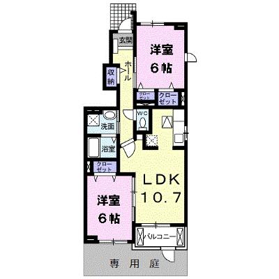 ヴィラ・ブランシュ 101【管理NO：1-016734701-01010】 ★家具家電は申し込み後に搬入しますの物件画像