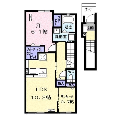 Ｍａｉｓｏｎ　Ｃｌａｉｒｅ 205【管理NO：1-025855401-02040】 2026年08月中旬入居可能の物件画像