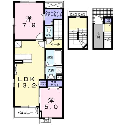 ベル熊之庄 306【管理NO：1-025264501-03050】 2026年08月中旬入居可能の物件画像