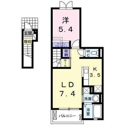 イル　レジーナ　Ⅰ 202【管理NO：1-019770101-02020】 ★家具家電は申し込み後に搬入しますの物件画像