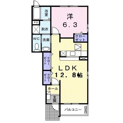 アレグリア・Ｋ 105【管理NO：1-015397701-01040】の物件画像
