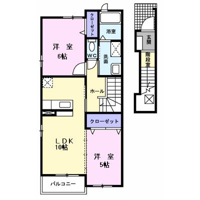 フェアリーテイル 203【管理NO：1-015355201-02030】の物件画像