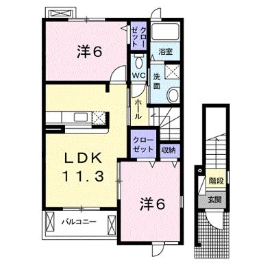 ヴィアーレ 203【管理NO：1-014724401-02030】の物件画像
