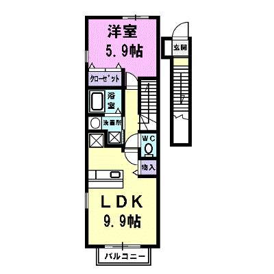 Ｋ’ｓハウス 202【管理NO：1-013337801-02020】の物件画像