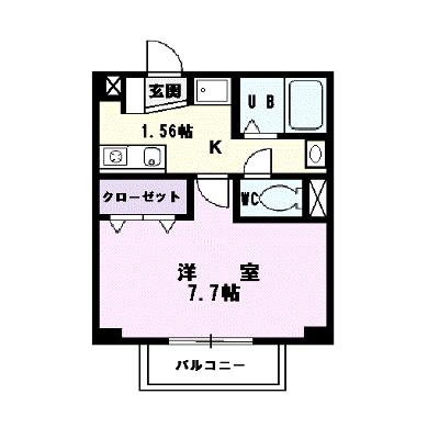 コモド　Ⅱ 202【管理NO：1-012089301-02020】の物件画像