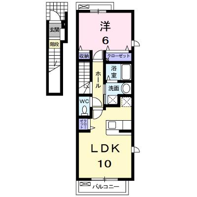 ラフィネ　ジェンテ 201【管理NO：1-014807501-02010】の物件画像