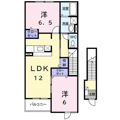 アンソレイエⅠ 203【管理NO：1-013937501-02030】 2026年07月中旬入居可能の物件画像