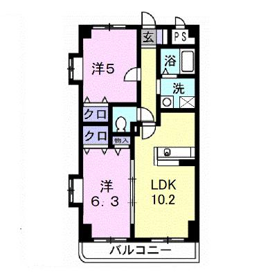ルミエール扶桑 305【管理NO：1-011746001-03040】 2026年07月中旬入居可能の物件画像