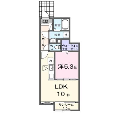 グラン・ソレイユＣ 102【管理NO：1-027485501-01020】 ★家具家電は申し込み後に搬入します 2026年07月中旬入居可能の物件画像