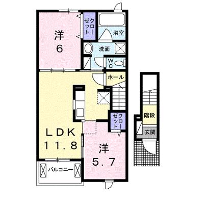 ひまわりⅢ 201【管理NO：1-022239603-02010】 2026年06月下旬入居可能の物件画像