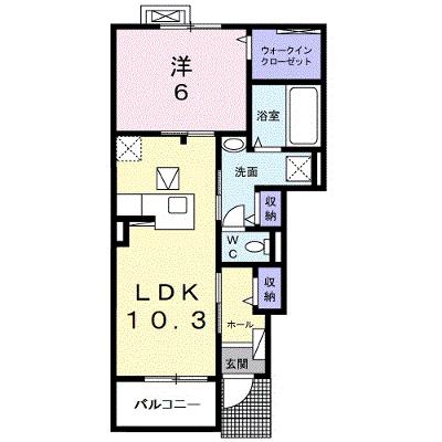 サルサージュⅡ 101【管理NO：1-024918901-01010】 ★家具家電は申し込み後に搬入します 2026年07月下旬入居可能の物件画像