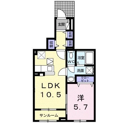 プロムナード 103【管理NO：1-024843701-01030】 ★家具家電は申し込み後に搬入します 2026年07月下旬入居可能の物件画像