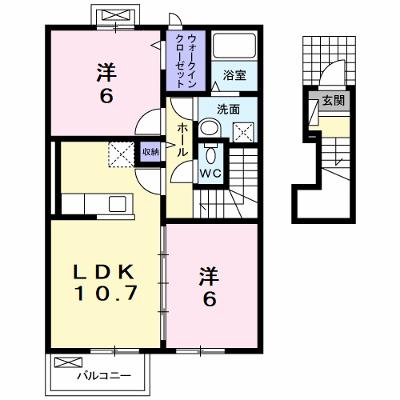 アイニー 203【管理NO：1-023888201-02030】 ★家具家電は申し込み後に搬入します★の物件画像