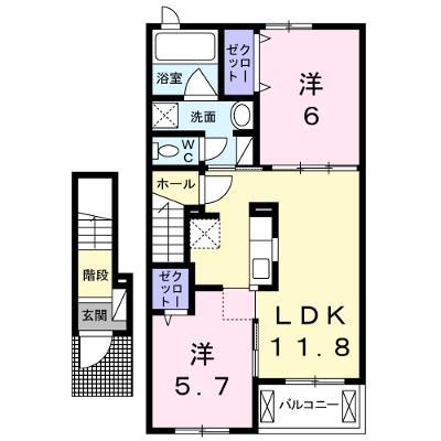 ひまわりⅢ 203【管理NO：1-022239603-02030】 ★家具家電は申し込み後に搬入しますの物件画像