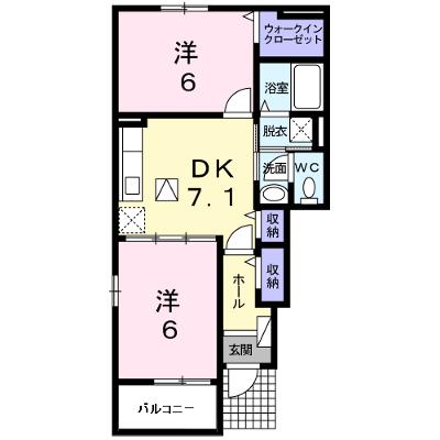 アドーラ木曽川　Ⅳ 101【管理NO：1-017013501-01010】 ★家具家電は申し込み後に搬入します 2026年07月中旬入居可能の物件画像