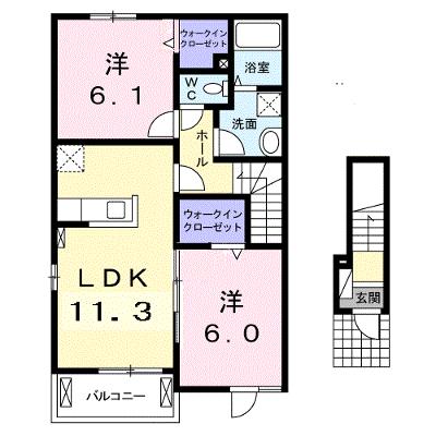 レジデンス・モッポ　Ⅱ 201【管理NO：1-019983801-02010】 ★家具家電は申し込み後に搬入します★の物件画像