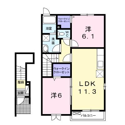 カレント　Ａ 203【管理NO：1-016099701-02030】の物件画像