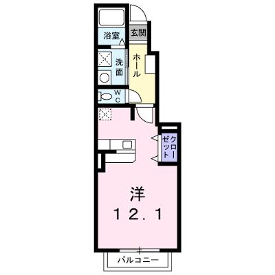 クレール 103【管理NO：1-014815101-01030】 ★家具家電は申し込み後に搬入しますの物件画像