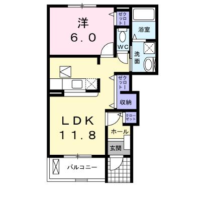 プロムナード　メロ 103【管理NO：1-014043701-01030】 ★家具家電は申し込み後に搬入します★の物件画像