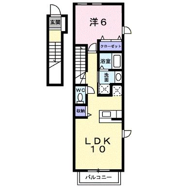 リバーサイド 201【管理NO：1-011641901-02010】 2026年08月上旬入居可能の物件画像