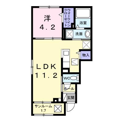 キャトル　セゾンⅠ 101【管理NO：1-027789901-01010】 2026年07月中旬入居可能の物件画像