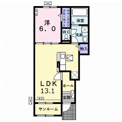 ブロッサムⅡ 102【管理NO：1-027021801-01020】の物件画像