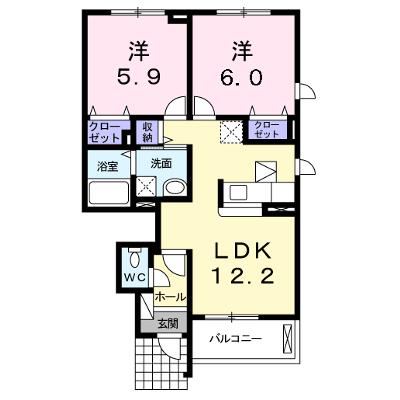 エスポアール・アンジュ 105【管理NO：1-016947601-01040】 2026年08月中旬入居可能の物件画像