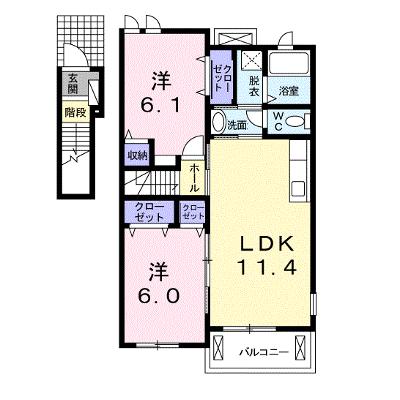 リヴァー　アンジュＢ 201【管理NO：1-016578902-02010】 2026年07月下旬入居可能の物件画像