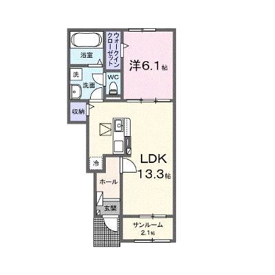 フェリーチェ 103【管理NO：1-027635501-01030】 ★家具家電は申し込み後に搬入しますの物件画像