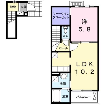 リトルグローブⅠ 203【管理NO：1-017493801-02030】の物件画像