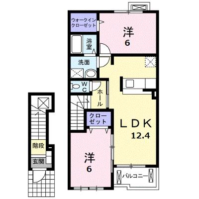 ベル・アルカンシェルＢ 203【管理NO：1-015306702-02030】 2026年07月中旬入居可能の物件画像