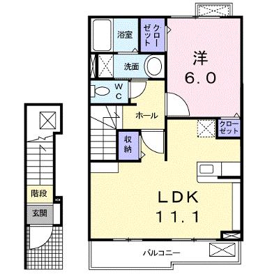 ソレイユＢ 203【管理NO：1-016874702-02030】 ★家具家電は申し込み後に搬入します 2026年07月下旬入居可能の物件画像