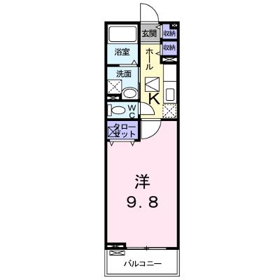 Ｌａ　Ｖｉｄａ 102【管理NO：1-014816501-01020】 ★家具家電は申し込み後に搬入しますの物件画像