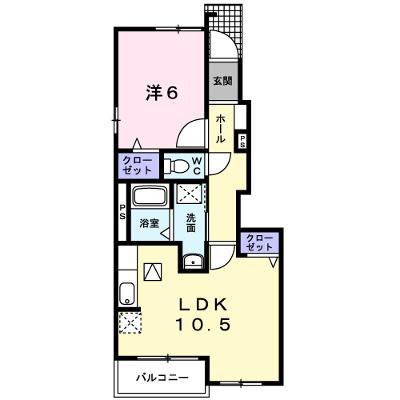 ラフィネⅠ 102【管理NO：1-014443701-01020】 ★家具家電は申し込み後に搬入します 2026年07月中旬入居可能の物件画像
