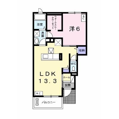 ノーブル　グラス　Ⅱ 102【管理NO：1-022254002-01020】 ★家具家電は申し込み後に搬入します 2026年08月中旬入居可能の物件画像