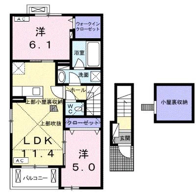 ＭＩＹＡＵＲＡ　Ⅱ 201【管理NO：1-021732602-02010】 ★家具家電は申し込み後に搬入しますの物件画像