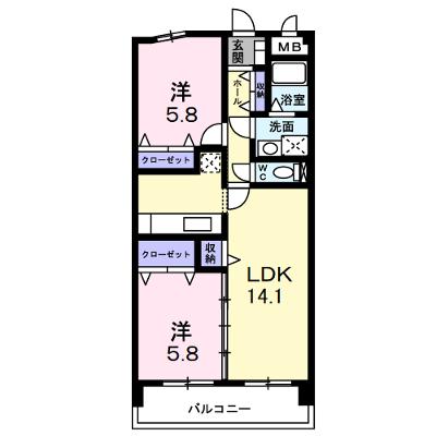プラウ正木 103【管理NO：1-012852201-01030】 ★家具家電は申し込み後に搬入しますの物件画像