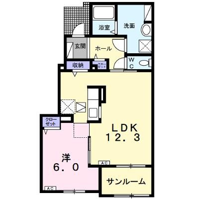パインオークⅥ 103【管理NO：1-025891601-01030】 ★家具家電は申し込み後に搬入します 2026年07月中旬入居可能の物件画像