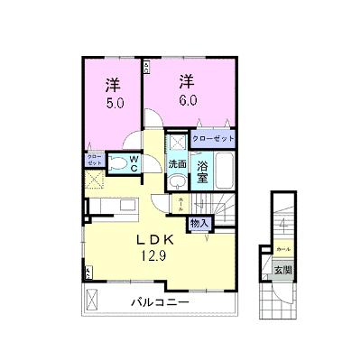 アルペジオ　Ａ 201【管理NO：1-024229501-02010】 ★家具家電は申し込み後に搬入します 2026年09月中旬入居可能の物件画像