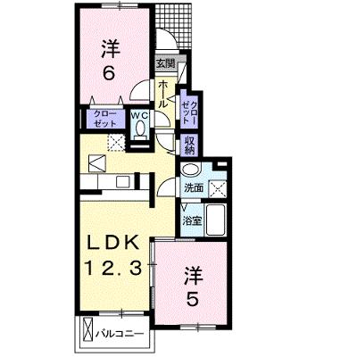モデレートＢ 102【管理NO：1-015838702-01020】 ★家具家電は申し込み後に搬入しますの物件画像